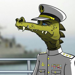 Admiral crocodile